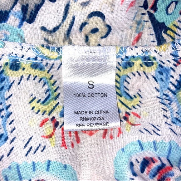 Hester & Orchard Peasant Style 3/4 Sleeve Blouse Size Small Super Cute - Picture 7 of 13